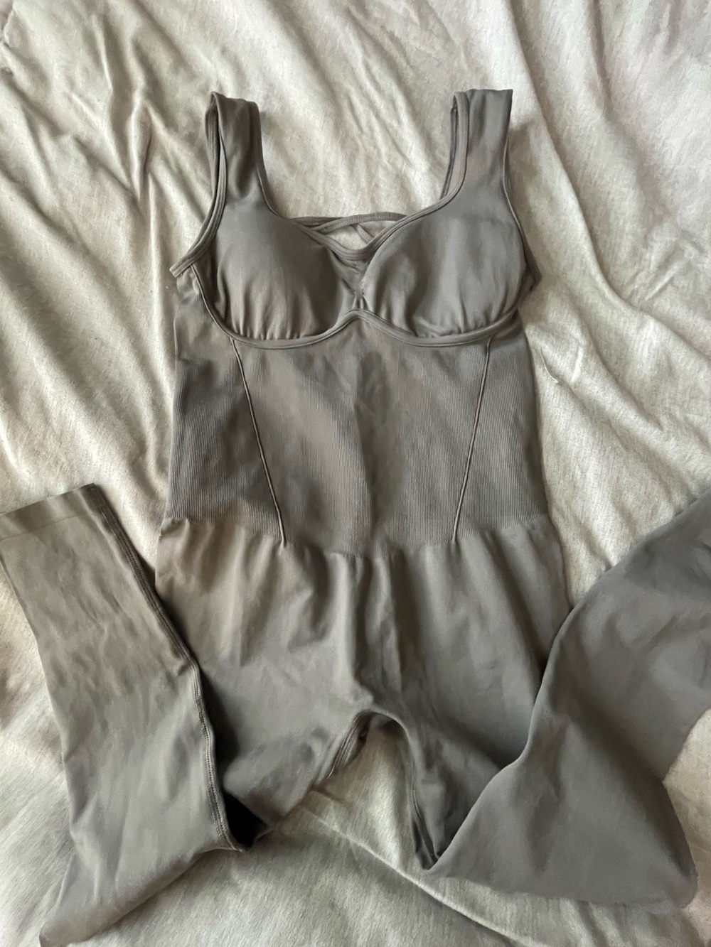 Others Follow Taupe Seamless Shaping Bodysuit